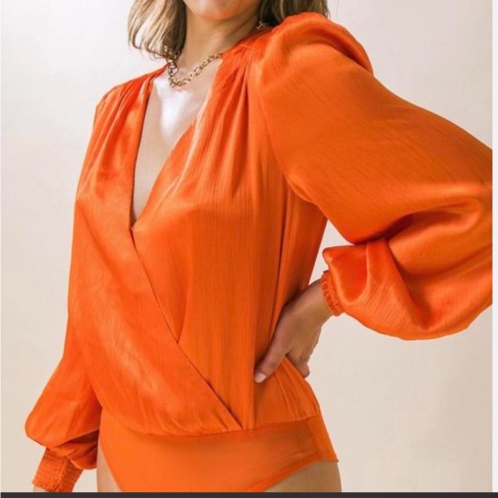 Flying Tomato Vibrant Orange Blouse